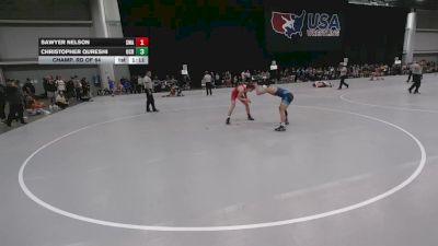 120 lbs Champ. Rd Of 64 - Christopher Qureshi, Orange County RTC vs Sawyer Nelson, Sebolt Wrestling Academy