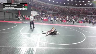 75 lbs Champ. Round 2 - Noah Achman, Northwestern vs Weston Downing, FWA