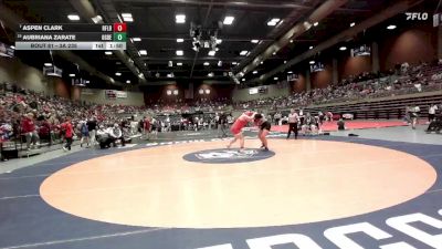 3A 235 lbs Quarterfinal - Aspen Clark, Richfield vs Aubriana Zarate, Ogden