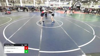 215 lbs Quarterfinal - Devin Kinlicheenie, Painted Desert WC vs Landen Gibbs, Lions WC