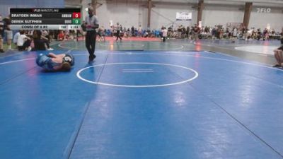 144 lbs Consi Of 8 #2 - Brayden Inman, AMERICAN MMA AND WRESTLING vs Derek Sutphen, Duro Wrestling Club