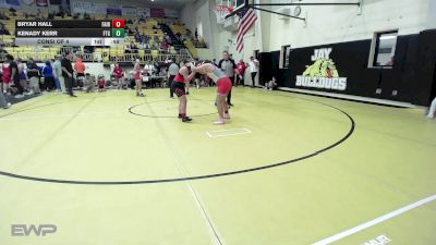 155 lbs Consi Of 4 - Bryar Hall, Fairland JH vs Kenady Kerr, Fort Gibson