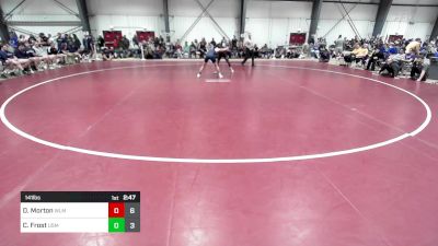 141 lbs Consi Of 4 - Donnie Morton, Williams vs Caden Frost, Southern Maine