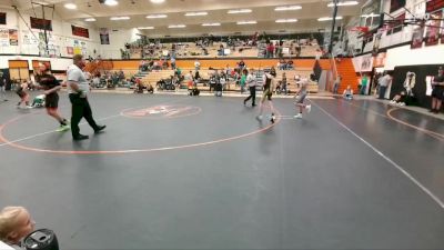 105 lbs 1st Place Match - Fischer Lewis, Thermopolis Middle School vs Hudson Moore, Rocky Mountain Middle School