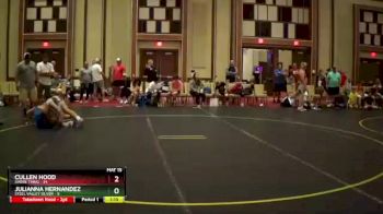 117 lbs Round 2 (6 Team) - Cullen Hood, Shore Thing vs Julianna Hernandez, Steel Valley Silver