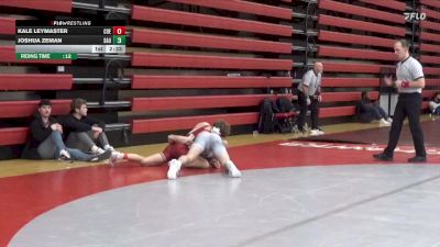149 lbs Champ. Round 2 - Kale Leymaster, Coe vs Joshua Zeman, St. Ambrose University