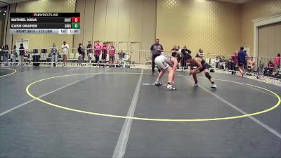 113 lbs Round Of 32 - Nathiel Nava, Southwest Stallions WC vs Cash Draper, Great Oak HS