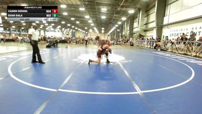 132 lbs Rr Rnd 1 - Caden Kessel, Roughneck Wrestling Club vs Evan Sala, Micky's Maniacs White