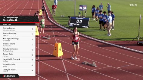 High School Girls' 400m 1A, Finals 1