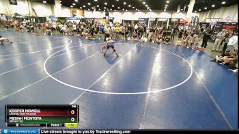 120 lbs Cons. Round 2 - Kooper Nowell, Canyon View Falcons vs Mesiah Montoya, Defiant WC