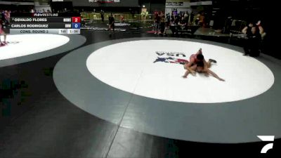 175 lbs Cons. Round 3 - Osvaldo Flores, Madera Grapplers Wrestling Club vs Carlos Rodriguez, Red Wave Wrestling