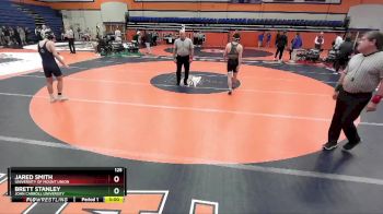 125 lbs Champ. Round 1 - Jared Smith, University Of Mount Union vs Brett Stanley, John Carroll University