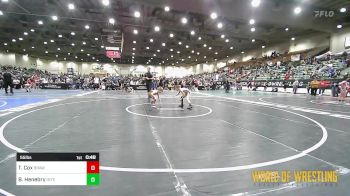 55 lbs Consi Of 8 #2 - Ty Cox, Brawlers Wrestling Club KS vs Blaise Henebry, INTERNAL QUEST