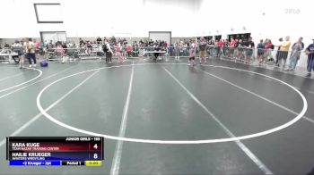 155 lbs Round 3 - Kara Kuge, Team Nazar Training Center vs Hailie Krueger, Aviators Wrestling