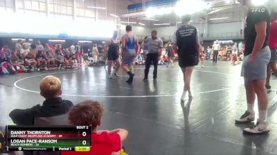 220 lbs Round 1 (16 Team) - Danny Thornton, Gulf Coast Grappling Academy vs Logan Pace-Ransom, Beach Bombers