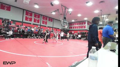 96 lbs Semifinal - Charlie Teague, McAlester vs Desire Hallmark, Coweta