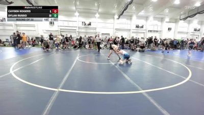 S-102 lbs Round Of 32 - Cayden Rogers, IL vs Dylan Russo, MI