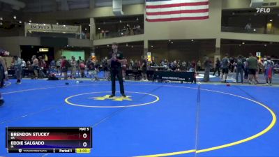 100 lbs Round 2 - Brendon Stucky, OK vs Eddie Salgado, IA