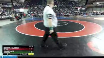 2A 113 lbs Semifinal - Caleb Davis, Washougal vs Quentin Harding, Orting