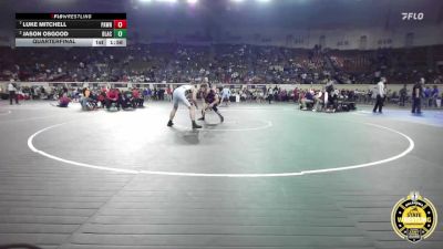 B3A-190 lbs Quarterfinal - Luke Mitchell, Pawnee vs Jason Osgood, Blackwell