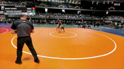 6A 132 lbs Cons. Round 1 - Refugio Salgado, Buda Johnson vs Brody Banks, Houston Bellaire