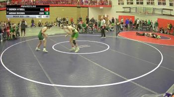 126 lbs Champ. Round 2 - Aidan Duong, Edmonds-Woodway vs Derek O`Dell, Richland