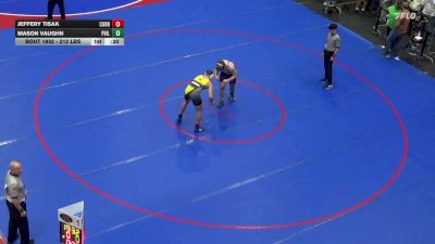 212 lbs Consi Of 4 - Jeffery Tisak, Cornell vs Mason Vaughn, Philipsburg-Osceola
