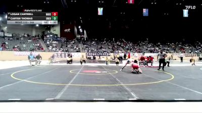 144 lbs Champ. Round 1 - Logan Cantrell, Madison Central vs Carter Thomas, Union County
