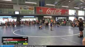 50 lbs Round 5 (10 Team) - Ryder Dowdy, Storm vs Greyson Carpenter, Little MF