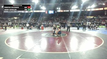 144 lbs Cons. Round 1 - Henry Schuller, Bend Senior vs Preston Wacenske, Newport