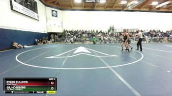 157 lbs Champ. Round 1 - Gil Mossberg, Cal Poly Humbolt vs Ryker Fullmer, Utah Valley