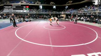 6A 152 lbs Cons. Semi - Mallory Lowe, Euless Trinity vs Leona Layne, Rockwall