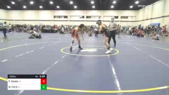 132 lbs Consolation - Francisco Ayala, WA vs Nathan Ford, WV