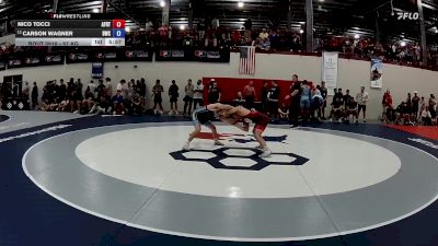 57 kg Champ. Round 3 - Nico Tocci, Air Force Regional Training Center vs Carson Wagner, Bearcat Wrestling Club