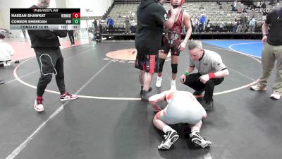 122-H lbs Consi Of 16 #2 - Hassan Shawkat, RedNose Wrestling School vs Connor Sheridan, Vougar's Honors Wrestling