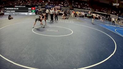 D 1 144 lbs Cons. Round 3 - Jackson Ellis, Central - B.R. vs Cole Mire, St. Paul`s