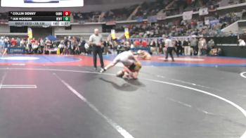 7A 138 lbs 3rd Place Match - Collin Denny, Oak Mountain vs Ian Hodgin, Hewitt-Trussville