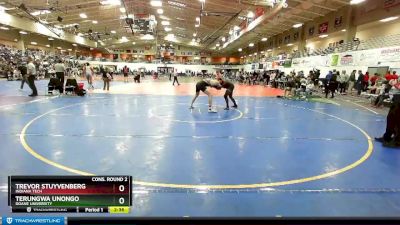 174 lbs Cons. Round 2 - Trevor Stuyvenberg, Indiana Tech vs Terungwa Unongo, Doane University