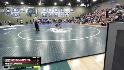 120 lbs 1st Place Match - Ayten Elbarbary, Morro Bay vs Ruby Contreras Martinez, Sanger