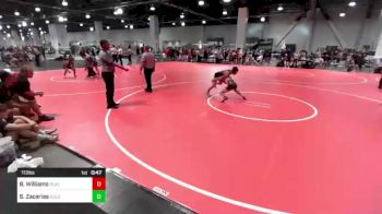 113 lbs Consolation - Breck Williams, BlackCat WC vs Sajin Zacarias, Golden Boyz