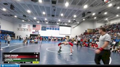 85 lbs Cons. Semi - Colby Parker, Sage Valley Jr High vs Cannon Horner, Dean Morgan