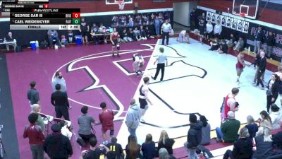 215 lbs Final - George Sar III, Bristol vs Cael Weidemoyer, Faith Christian Academy