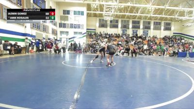 100 lbs Cons. Round 3 - Amie Rosales, Calexico vs Jazmin Gomez, Rancho Buena Vista