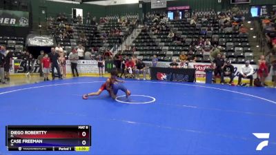 87 lbs Champ. Round 1 - Diego Robertty, FL vs Case Freeman, IA