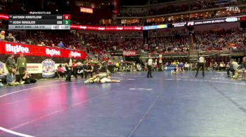 2A-175 lbs Champ. Round 1 - Josh Ringler, Grinnell vs Jayden Kreitlow, Eagle Grove