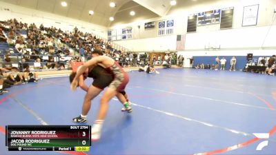 165 lbs Cons. Round 2 - Jacob Rodriguez, Dog Pound WC vs Jovanny Rodriguez, Rancho Buena Vista High School