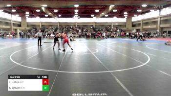 190 lbs Consi Of 8 #1 - Lior Kohen, Westwood vs Adrian Galvez, Glen Rock