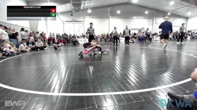 49-52 lbs Rr Rnd 1 - Raelynn Traweek, Mojo Grappling Academy vs Reegan Perkins, Tahlequah Wrestling Club