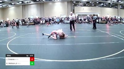 95 lbs Round Of 32 - Jj Greene, Dethrone WC vs Kevin Watson Jr, Kellogg