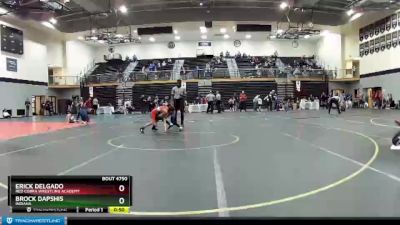 77 lbs Semifinal - Erick Delgado, Red Cobra Wrestling Academy vs Brock Dapshis, Indiana